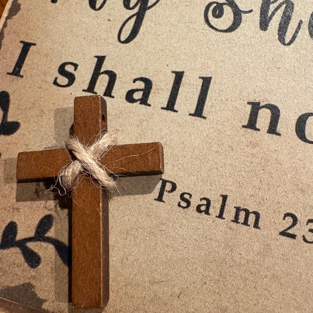 The Lord Is My Shepherd Rustic Sign Psalm 23:1 NEW - Picture 2 of 5